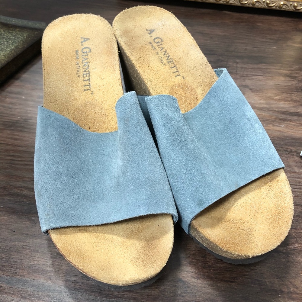 A.Giannetti Italian suede slip